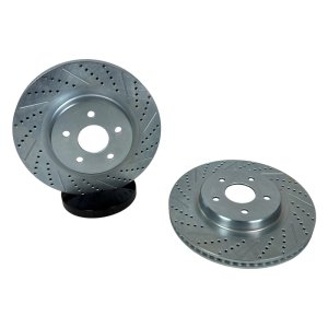 Jeep Gladiator JT Brake Rotors (2) - Front - Baer Brakes - Big Claw Performance - Zinc-Plated - `20-`26